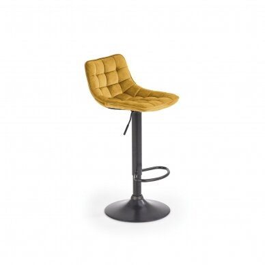 H-95 mustard colored bar stool