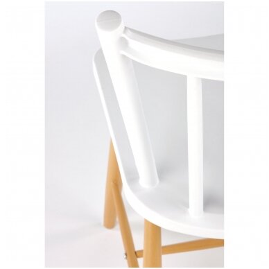 K419 balta metalinė kėdė 2
