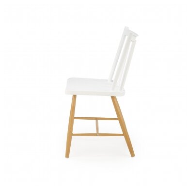 K419 balta metalinė kėdė 4