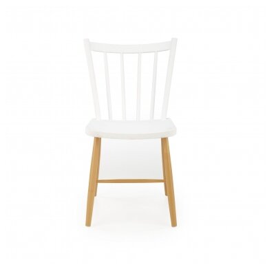K419 balta metalinė kėdė 5