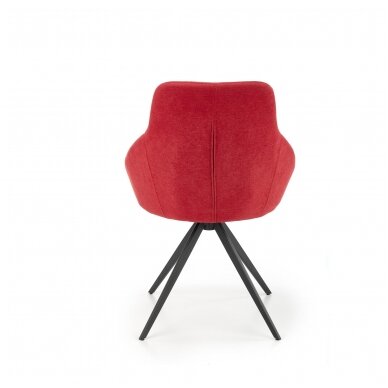K431 red metal chair 3