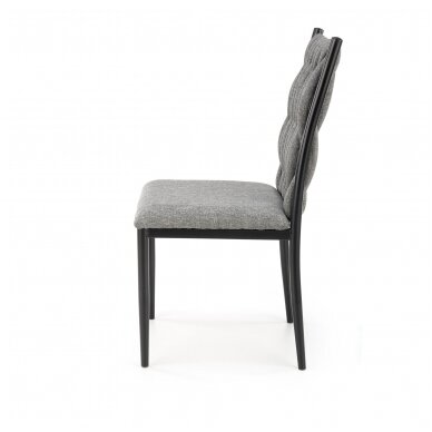 K435 pilka metalinė kėdė 5