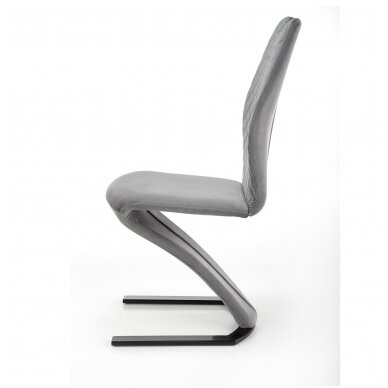 K442 grey metal chair 4