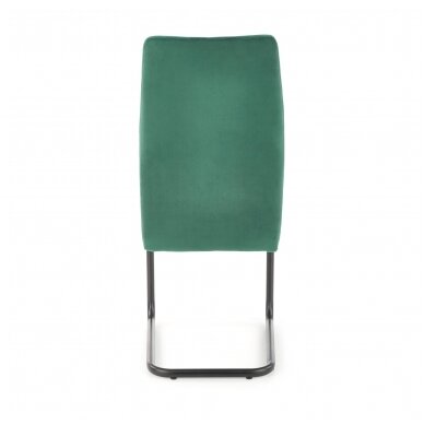 K444 dark green metal chair 3