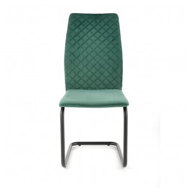 K444 dark green metal chair 5