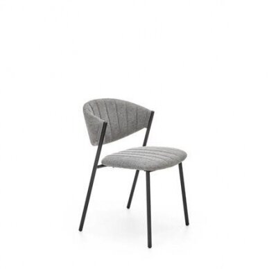 K469 grey metal chair