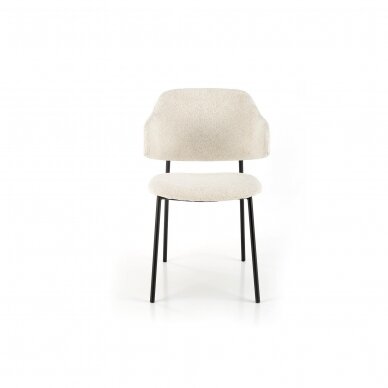 K497 cream metal chair 2