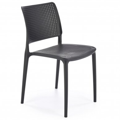 K514 black plastic chair