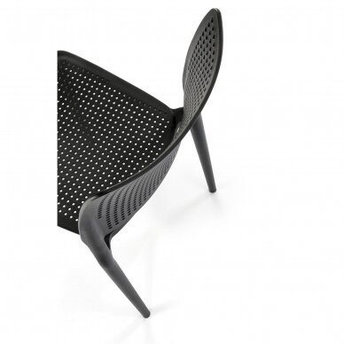 K514 black plastic chair 4