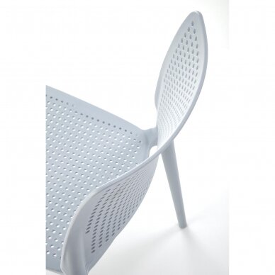 K514 light blue plastic chair 4