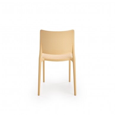 K514 оранжевый пластиковый стул 3