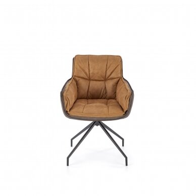 K523 коричневый металлический стул 3