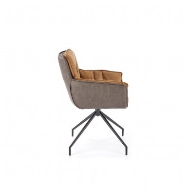 K523 коричневый металлический стул 2