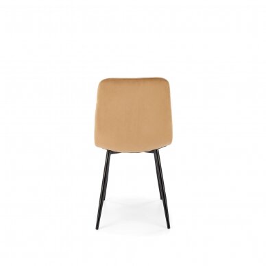 K525 smėlio spalvos metalinė kėdė 2