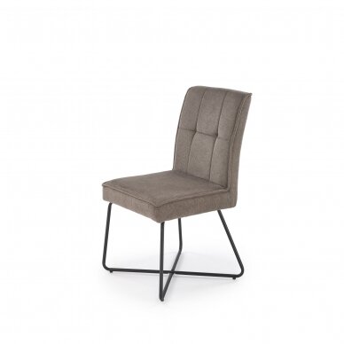 K534 pilka metalinė kėdė