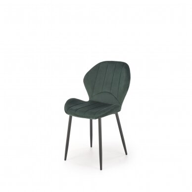 K538 dark green metal chair