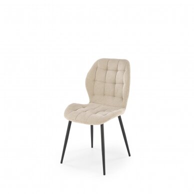 K548 beige metal chair