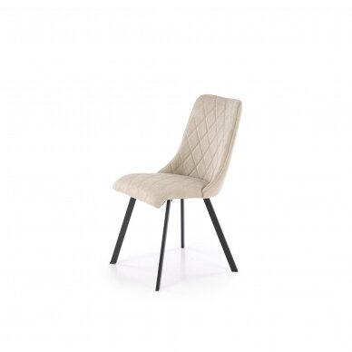 K561 beige colored metal chair