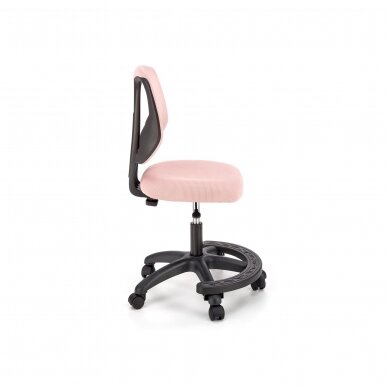 NANI rožinė vaikiška kėdė su ratukais 3