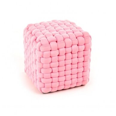 RUBIK light pink pouf