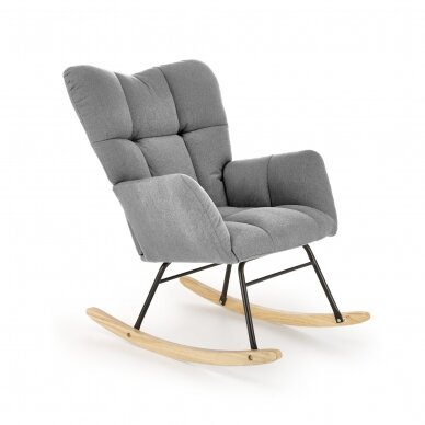 VASCO grey swinging armchair