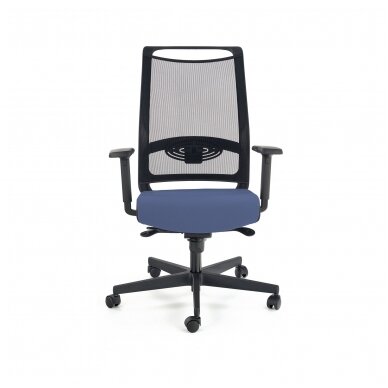 GULIETTA mėlyna biuro kėdė su ratukais 2