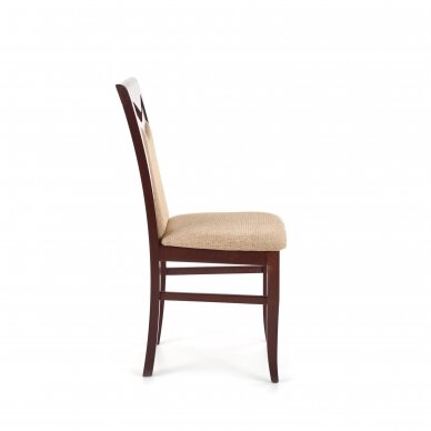 CITRONE dark walnut colored wooden chair 2