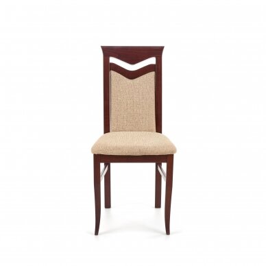 CITRONE tamsaus riešuto spalvos medinė kėdė 3