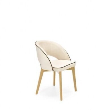 MARINO smėlio spalvos medinė kėdė