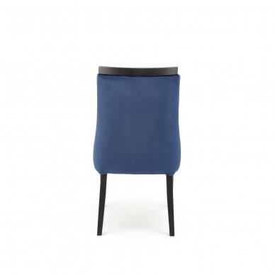 ROYAL tamsiai mėlyna medinė kėdė 2