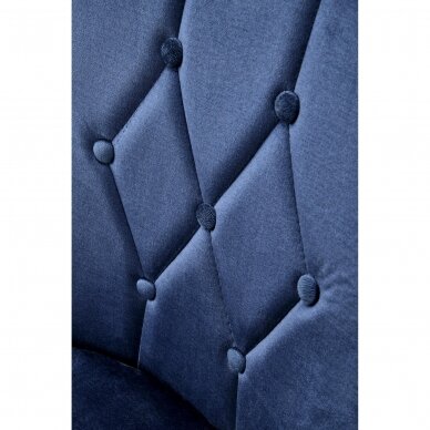 ROYAL tamsiai mėlyna medinė kėdė 5