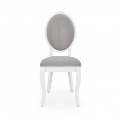 VELO baltos / pilkos spalvos medinė kėdė 5