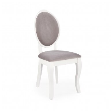 VELO white / grey wooden chair