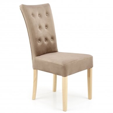 VERMONT smėlio spalvos medinė kėdė