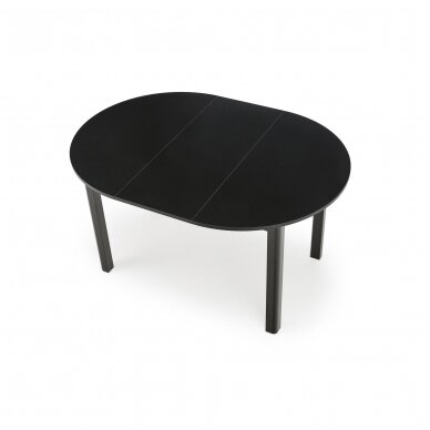 RINGO круглый черный cкладной обеденный стол 4