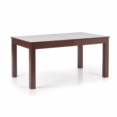 SEWERYN dark walnut colored extension dining table