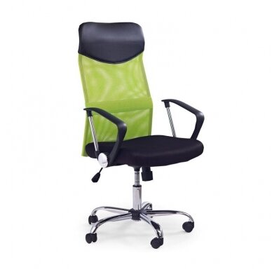 VIRE зелёный oфисный стул на колесиках