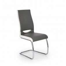K259 pilka metalinė kėdė