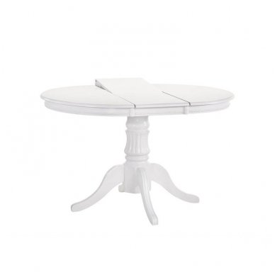 WILLIAM white extension dining table 2